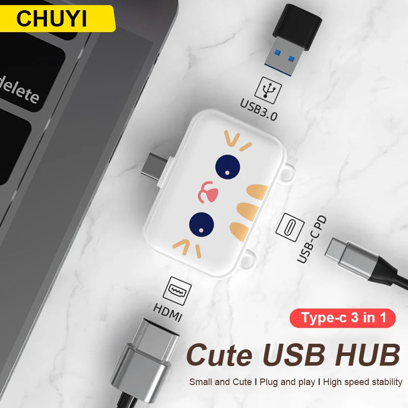 Hub USB-C 3-en-1 HDMI 4Life