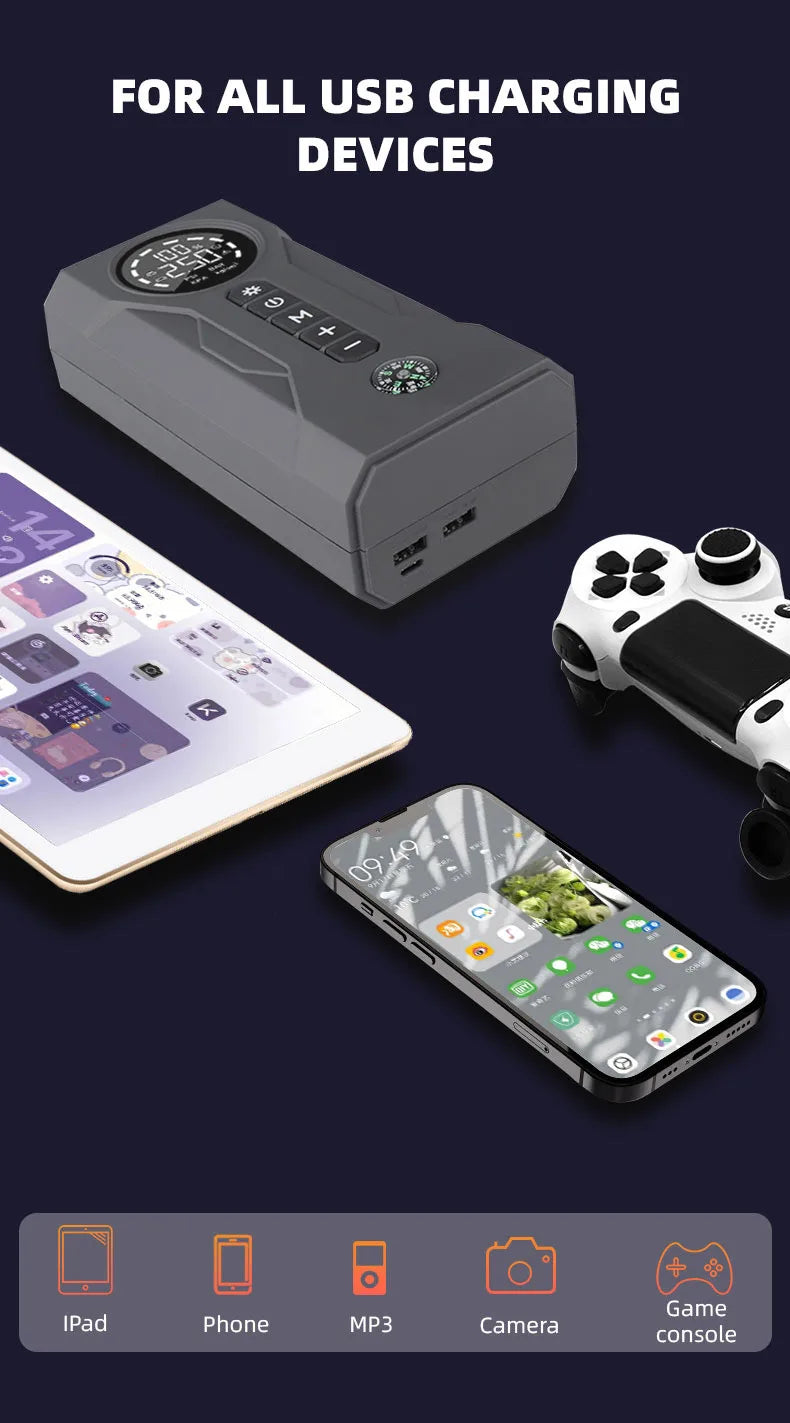 Arrancador 2000A con Inflador Portátil